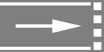 Schéma ligne de cédez-le-passage